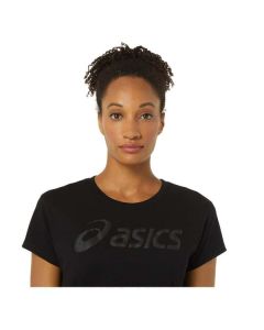 Asics Big Logo Tee Lady performance black