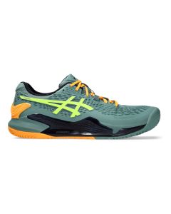 Asics Gel-Resolution 9 Padel Men celadon/safety yellow