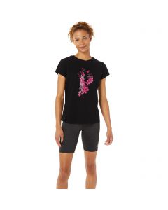 Asics Sakura Flower Tee Lady Performance black