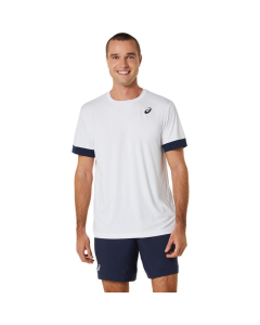 Asics Court SS Tee Men brillant white/midnight