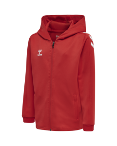 Hummel Core XK Poly Zip Hoody rot Junior