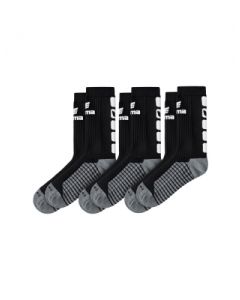 Erima 3er Pack Classic 5-C Socken schwarz