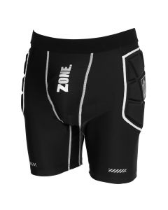 Zone Goalie Shorts Upgrade Black/Silver Junior