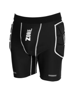 Zone Goalie Shorts Upgrade Black/Silver Junior