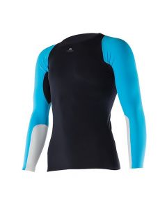 Zero Point Athletic LS top black aquarius white