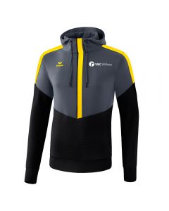Erima Squad Kapuzensweat VBC Willisau Herren grau/schwarz/gelb