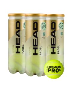 Head Padel Druck Ball PRO S 3 Dosen 3er Pack