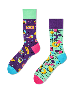 Many Mornings Back to the 90`s Crew-Socken