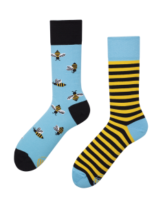 Many Mornings Bee Bee Crew-Socken
