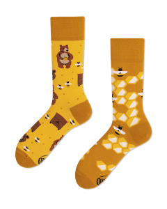 Many Mornings Socken Honey Bear Crew-Socken