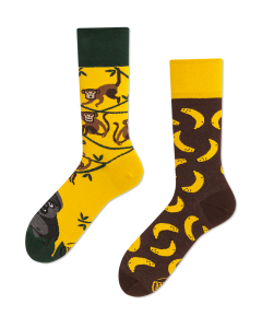 Many Mornings Monkey Buisiness Crew-Socken