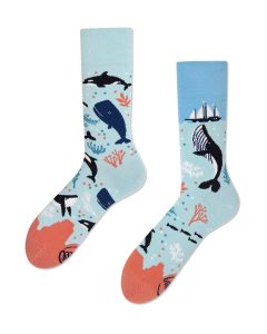 Many Mornings Socken Ocean Life Crew-Socken