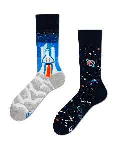 Many Mornings Space Trip Crew-Socken