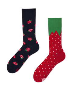 Many Mornings Strawberries Socks Crew-Socken