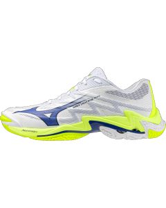 Mizuno WAVE LIGHTNING ELITE men white/lightning yellow/dazzling blue