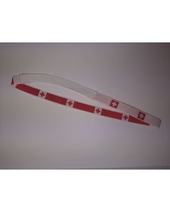 Zone Hairband Nations Switzerland rot/weiss